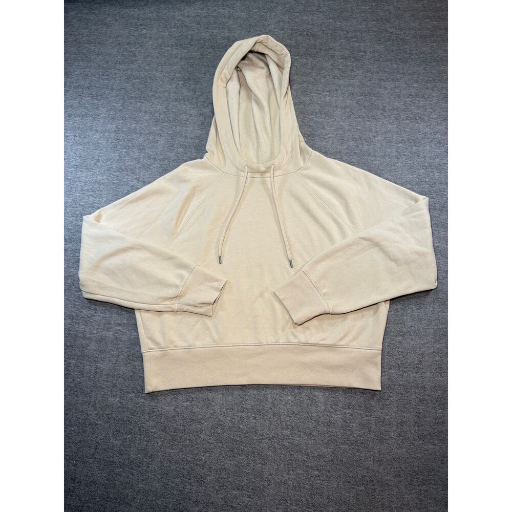 Universal Thread Women’s Hoodie Medium True Khaki Fleece Pullover Sweatshirt